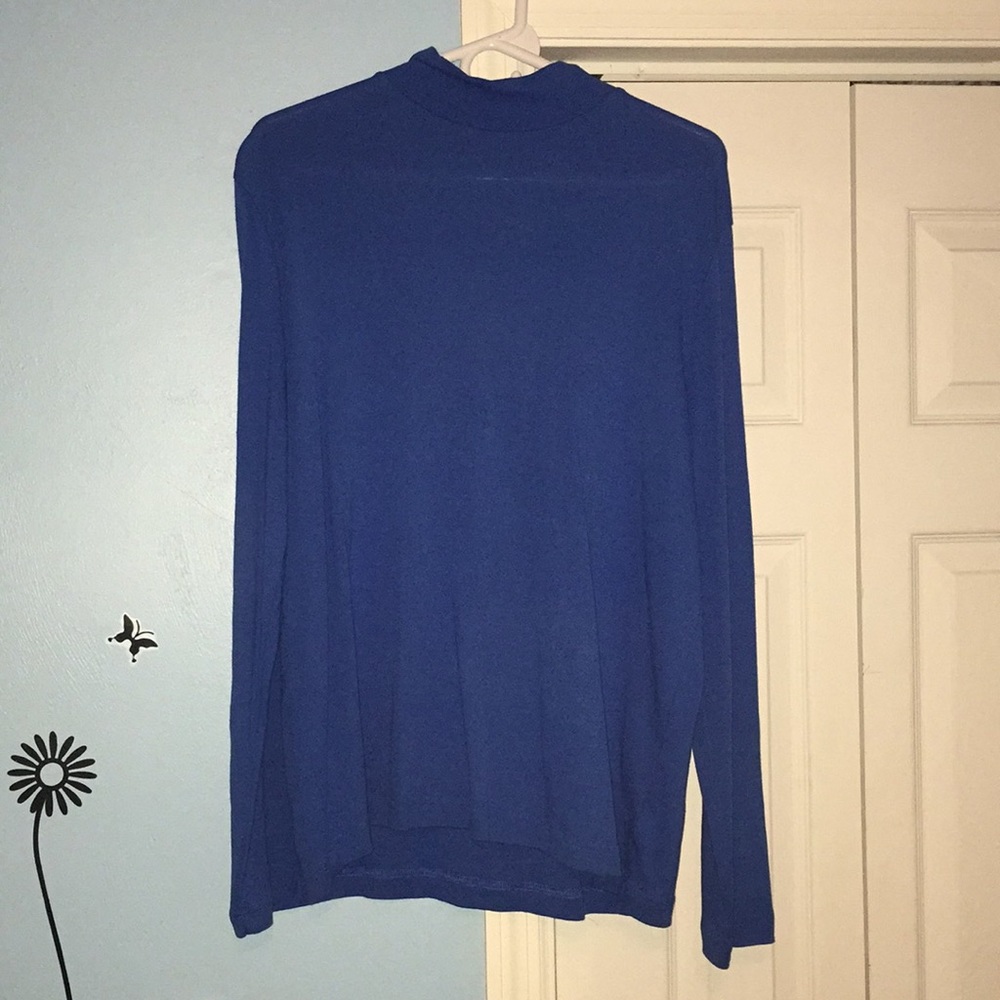 Royal Blue Turtle Neck